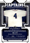 2022 Mel Ott Leaf In the Game Used RAINBOW FOIL CAPTAINS BAT 1/2 RELIC #C-18 New York Giants HOF