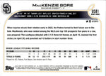 2022 MacKenzie Gore Topps Update Series ROOKIE PHOTO VARIATION RC #US81 San Diego Padres