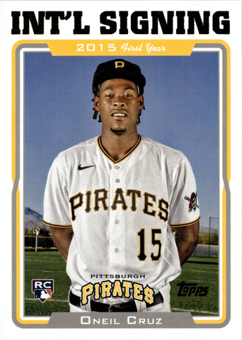 Oneil Cruz Pittsburgh Pirates 2022 Topps Heritage # 157 Rookie Card