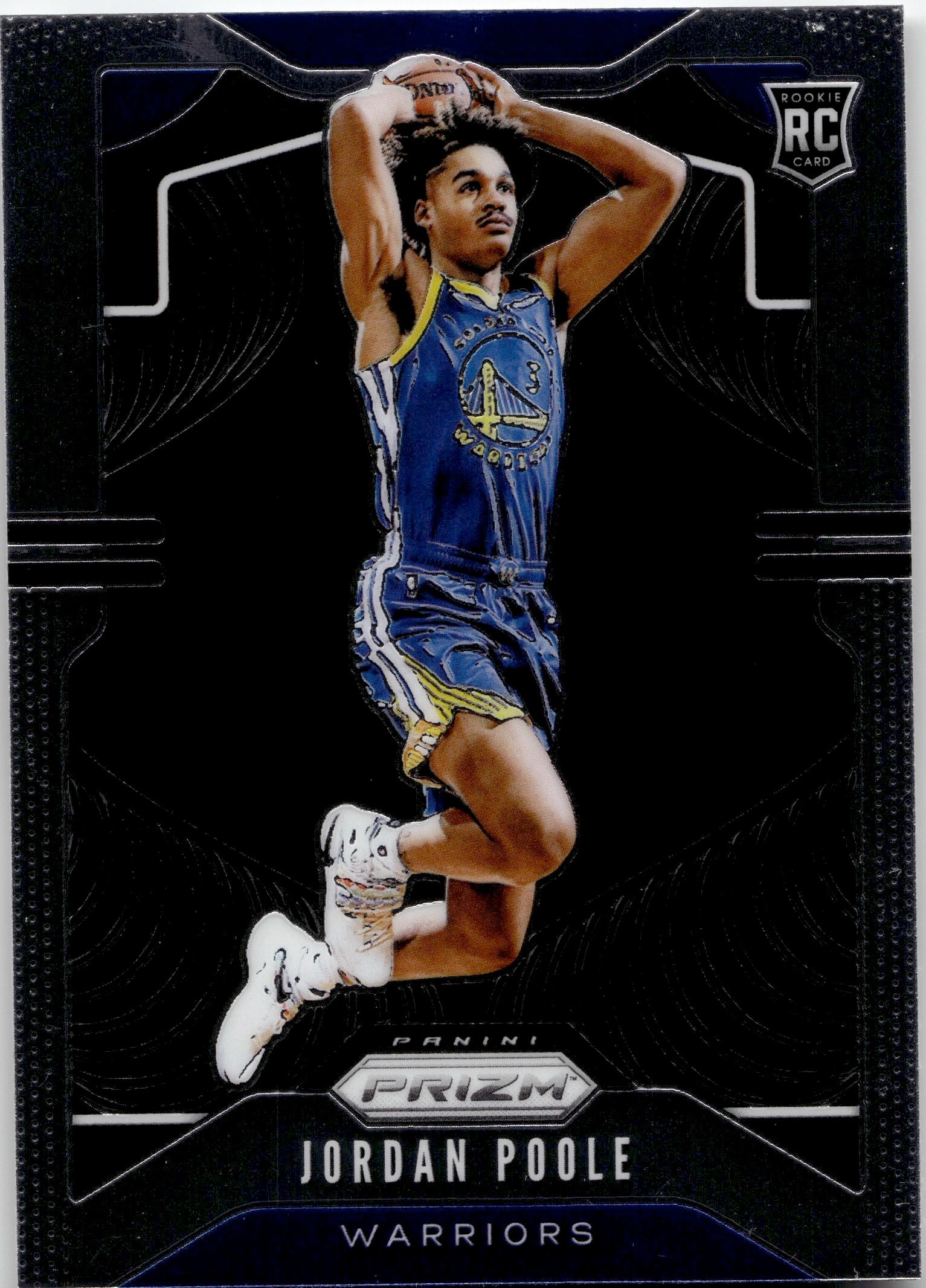 2019-20 Jordan Poole Panini Prizm ROOKIE RC #272 Golden State Warriors