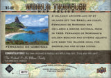 2018 Fernando de Noronha Upper Deck Goodwin Champions WORLD TRAVELER MAP RELIC #WT-80 Brazil