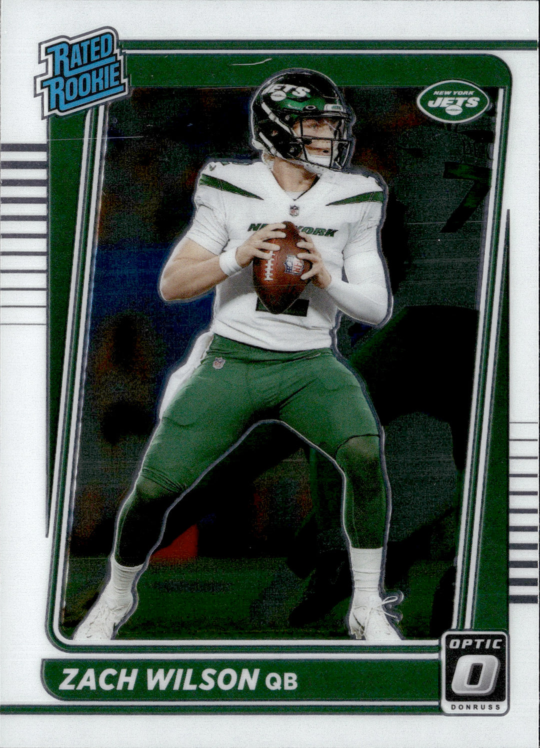 Zach Wilson Jets online 2021 Panini Rookies & Stars Pulsar Prizm #102 PSA 10 New York