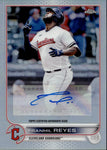 2022 Franmil Reyes Topps Chrome Update Series REFRACTOR AUTO AUTOGRAPH #AC-FR Cleveland Guardians