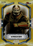 2022 Wrecker Topps Star Wars Finest GOLD REFRACTOR 10/50 #95 The Bad Batch