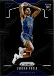 2019-20 Jordan Poole Panini Prizm ROOKIE RC #272 Golden State Warriors 39