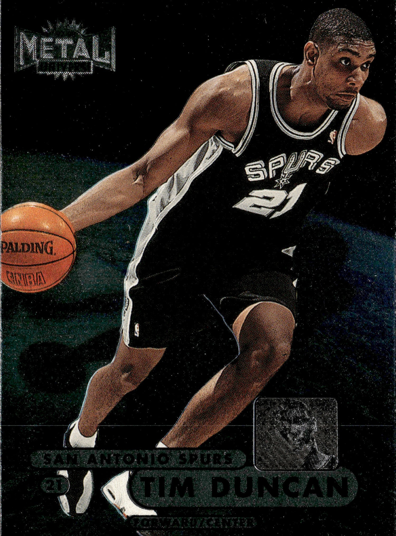 1997-98 Tim Duncan Metal Universe Championship Preview ROOKIE RC #52 S