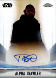 2022 Tait Fletcher as Alpha Trawler Topps Chrome Star Wars The Mandalorian Beskar Edition AUTO AUTOGRAPH #A-TF 1