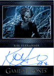 2022 Kae Alexander as Leaf Rittenhouse Game of Thrones The Complete Series Volume 2 BLUE AUTO AUTOGRAPH #NNO