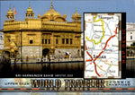 2018 Sri Harmandir Sahib Upper Deck Goodwin Champions WORLD TRAVELER MAP RELIC #WT-133 India