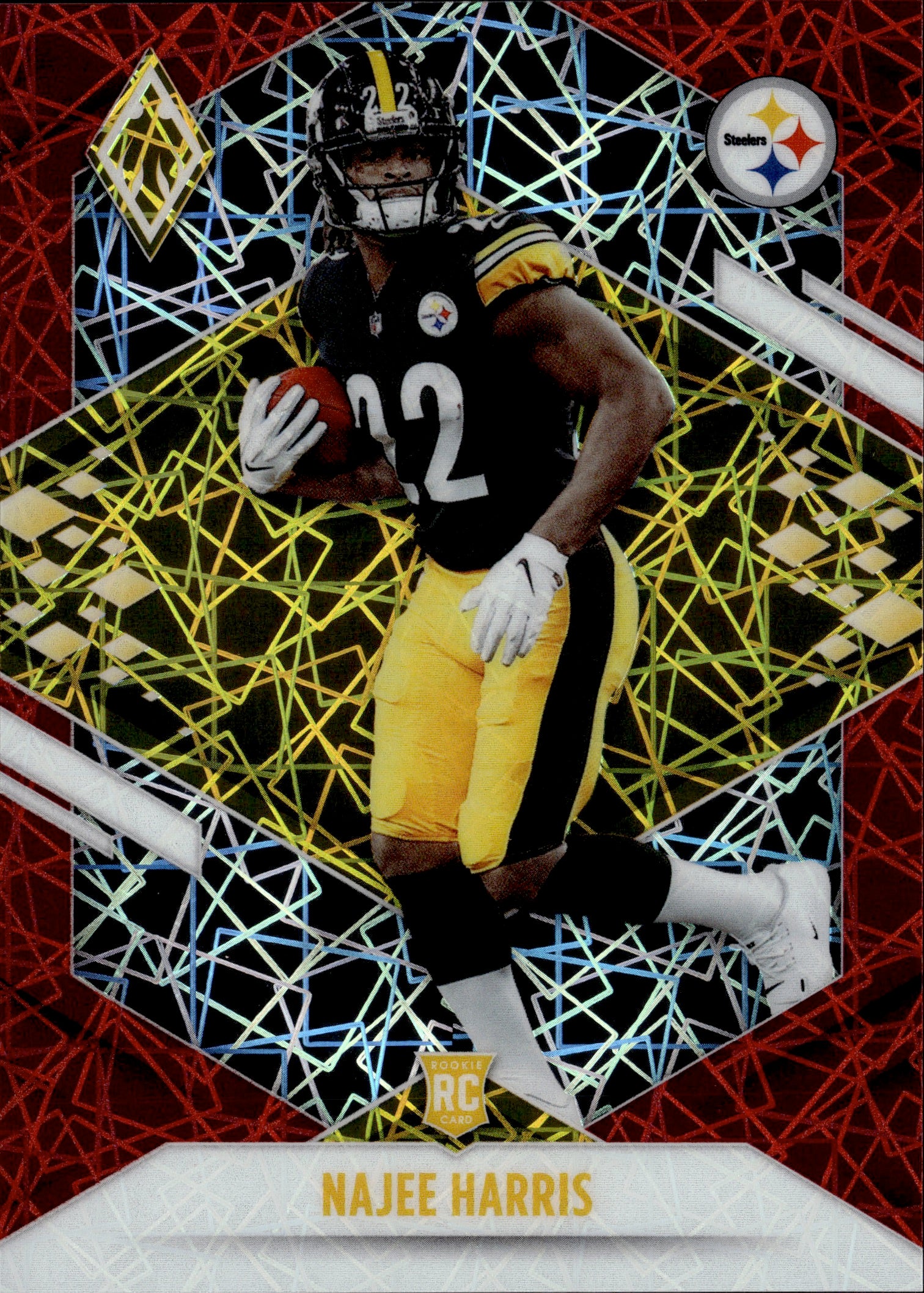 Najee Harris Pittsburgh Steelers Autographed 2021 Panini Mosaic