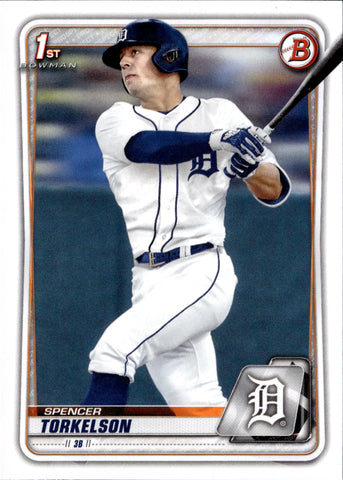 2020 Spencer Torkelson Bowman Draft 1ST BOWMAN #BD-121 Detroit Tigers 11