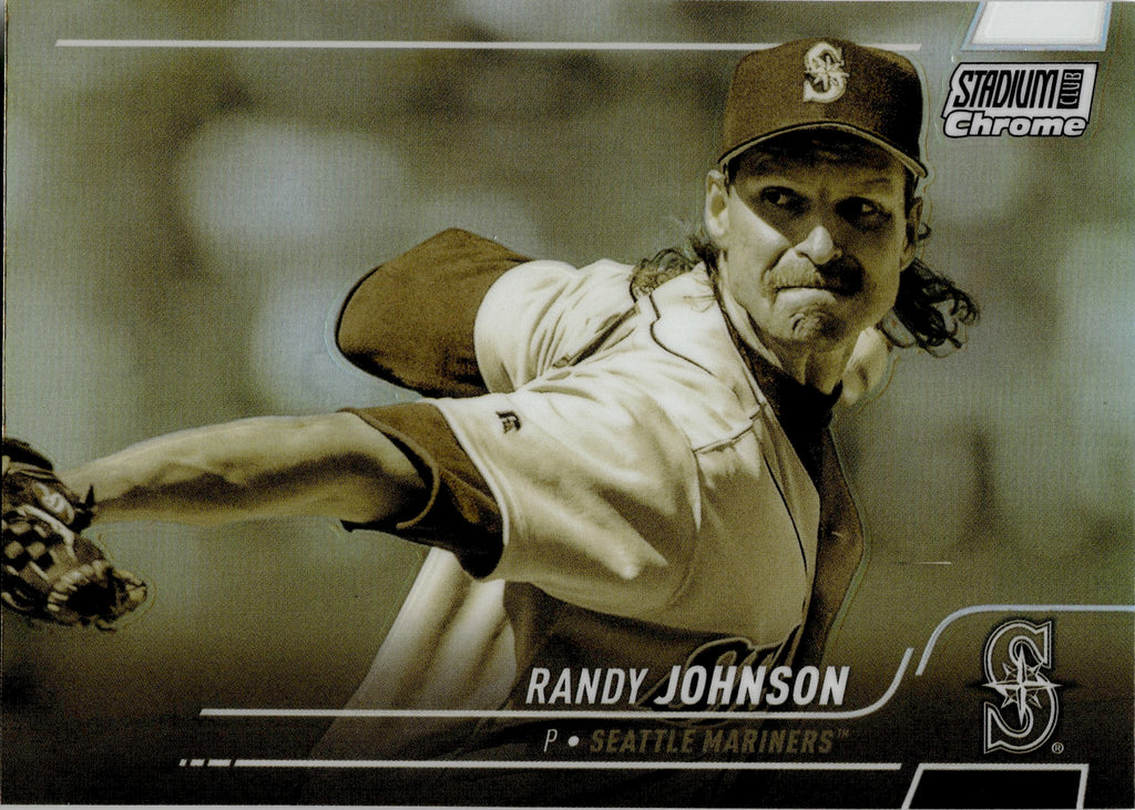 2022 Randy Johnson Topps Stadium Club Chrome GOLD MINTED #254 Seattle