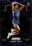 2019-20 Jordan Poole Panini Prizm ROOKIE RC #272 Golden State Warriors 32