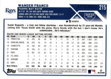 2023 Wander Franco Topps Series 1 GOLD FUTURE STARS 1772/2023 #215 Tampa Bay Rays