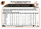 2022 Ryan Mountcastle Topps Series 2 GOLD FOIL #579 Baltimore Orioles