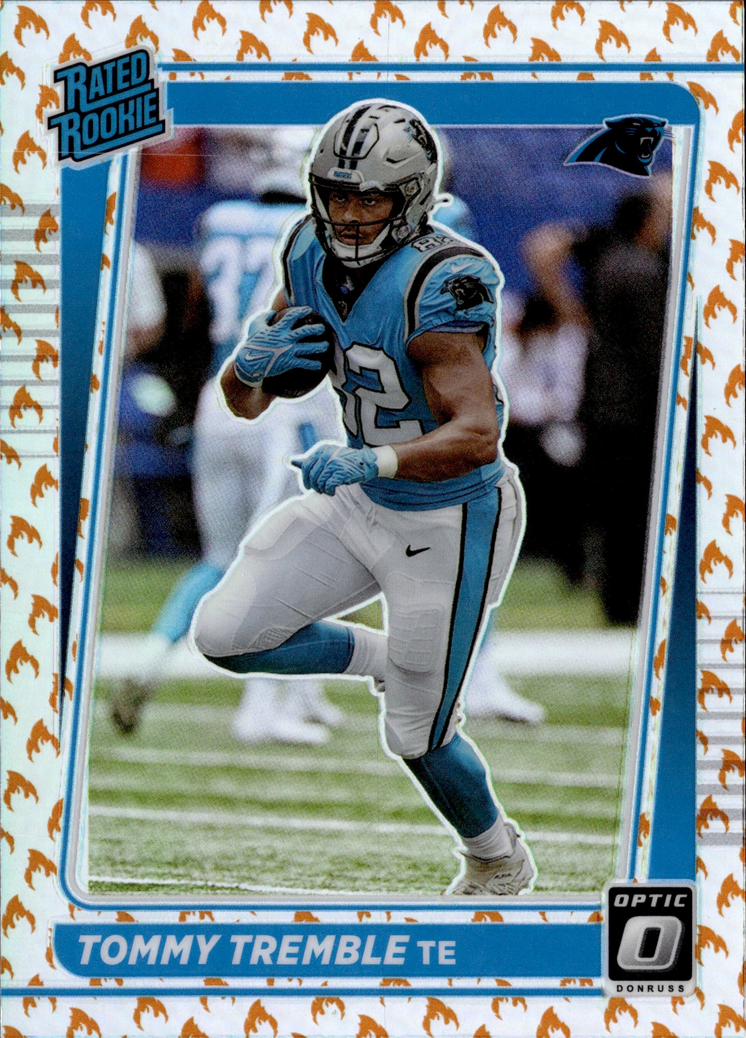 2021 Tommy Tremble Donruss Optic FIRE RATED ROOKIE RC #282 Carolina Pa