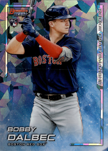 2021 Bobby Dalbec Bowman's Best ATOMIC ROOKIE RC #RC-10 Boston Red Sox