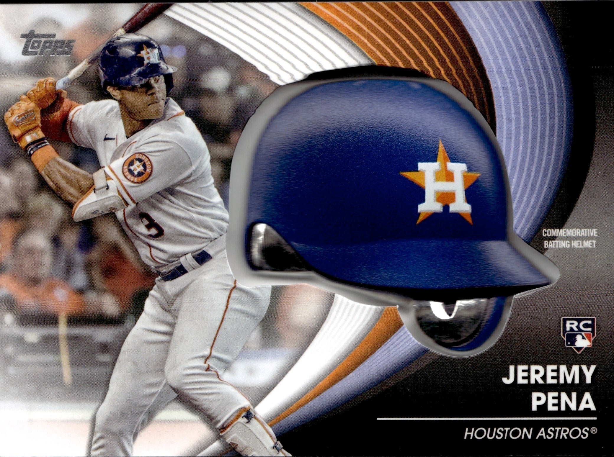 2022 Topps Update Jeremy Pena Commemorative Batting Helmet