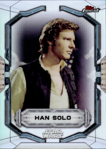 2022 Han Solo Topps Star Wars Finest SP REFRACTOR #112 A New Hope