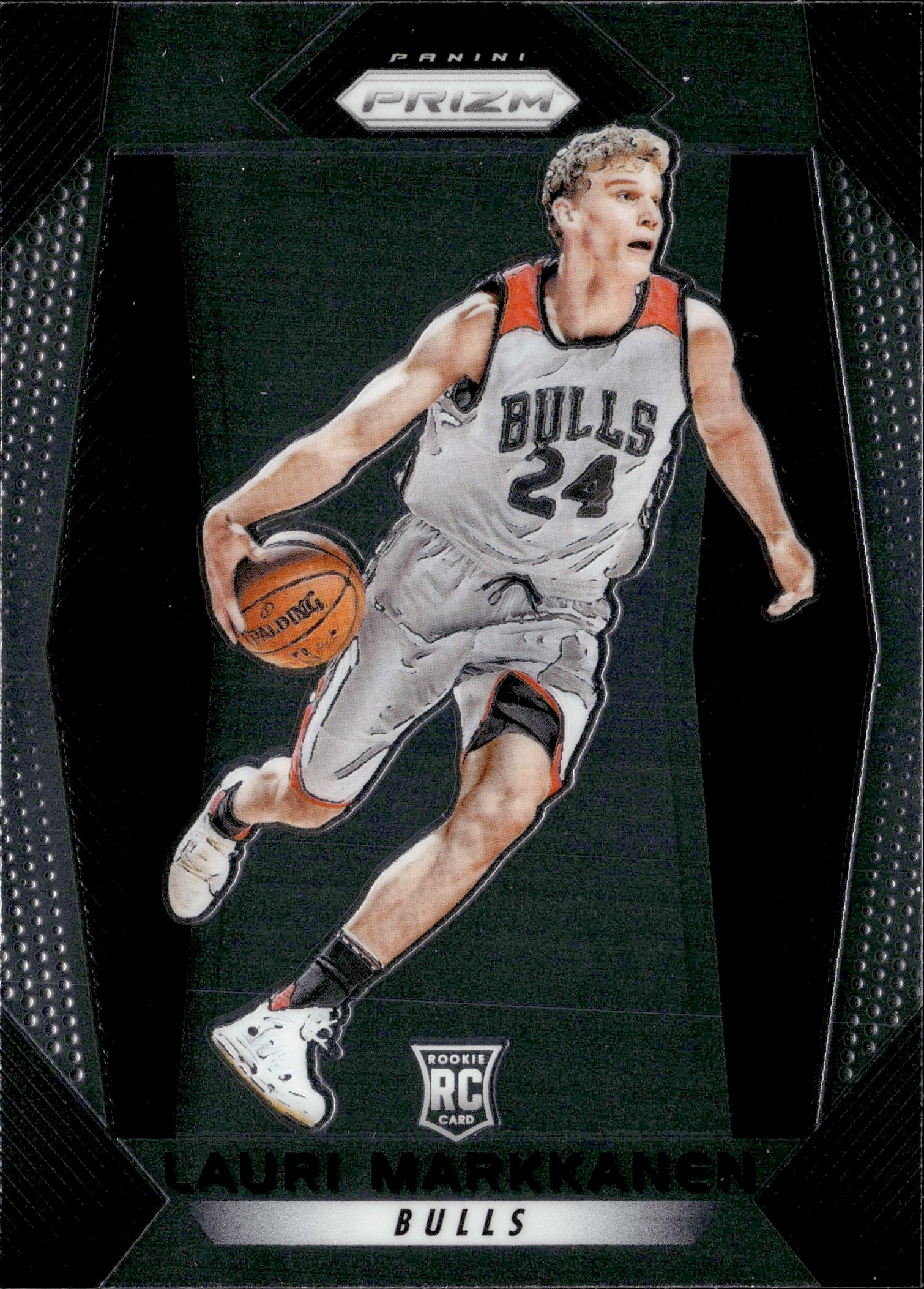 2017-18 Lauri Markkanen Panini Prizm ROOKIE RC #247 Chicago Bulls 6