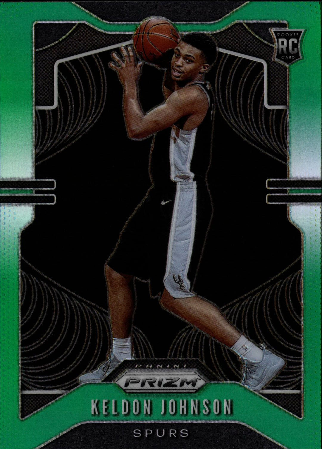 2019 Panini Hoops Premium Stock Teal Prizm Keldon Johnson 2024 RC PSA 10