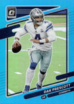 2021 Dak Prescott Donruss Optic AQUA 060/299 #22 Dallas Cowboys