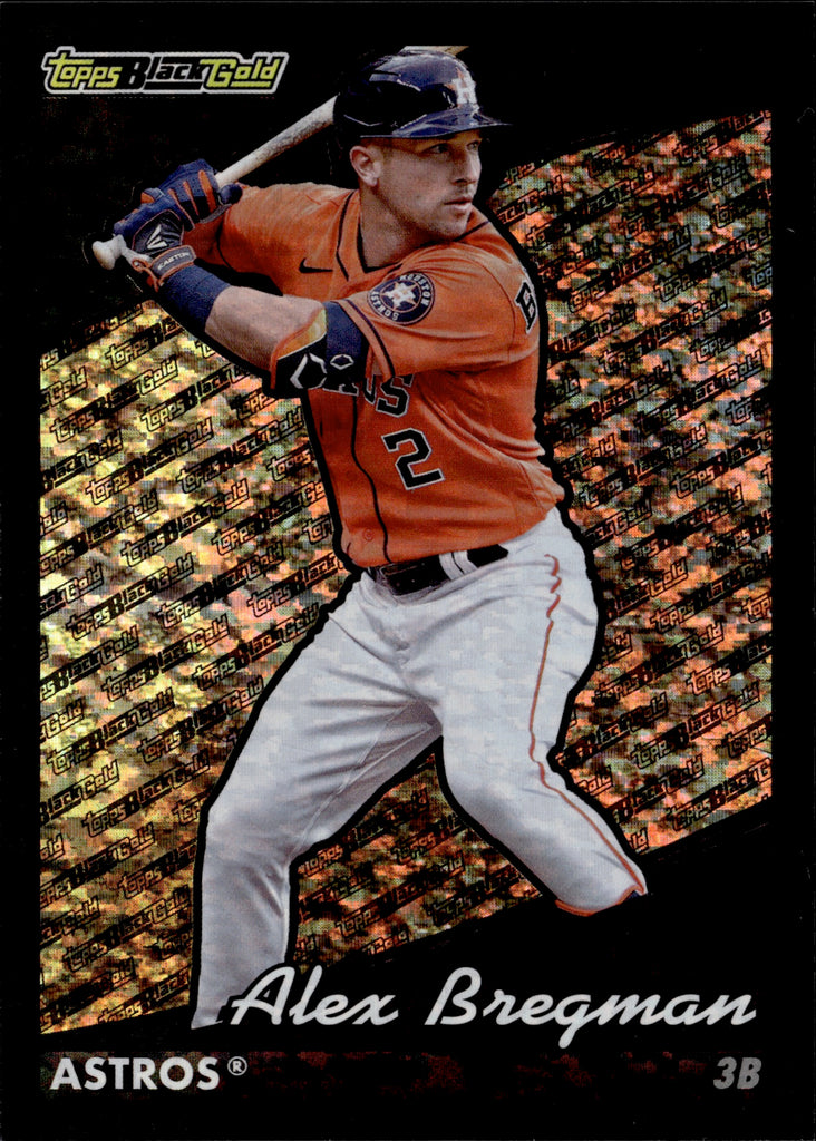 ALEX BREGMAN 2022 TOPPS SERIES ONE PLAYER JERSEY NUMBER PATCH