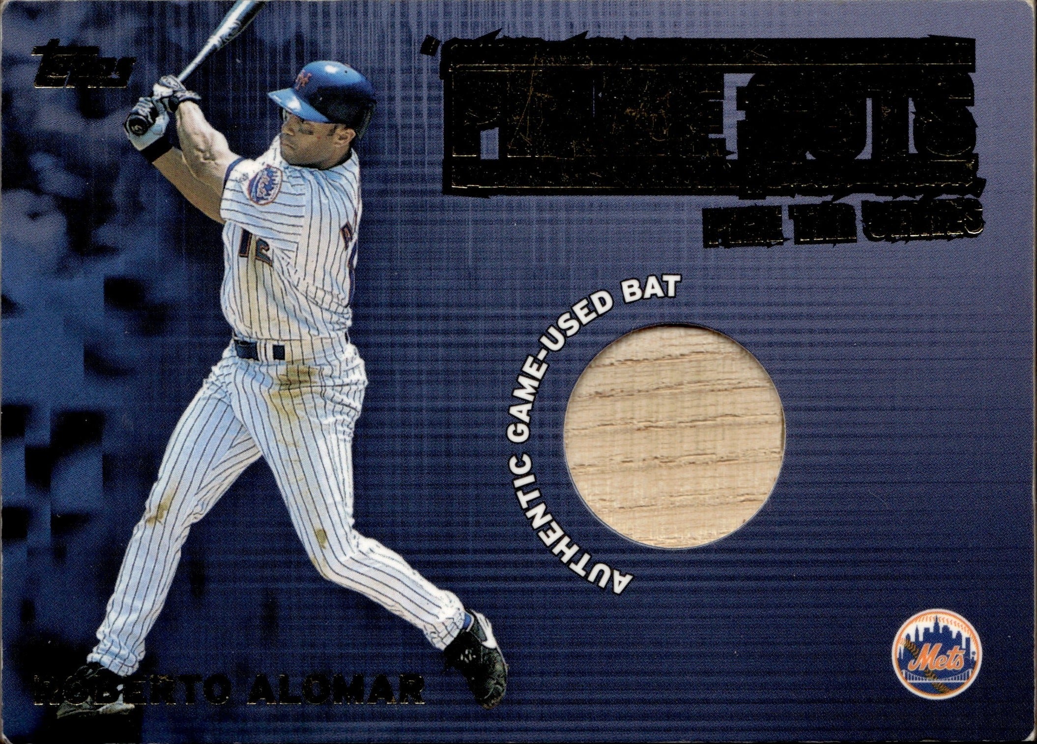 Lot Detail - 2003 Roberto Alomar New York Mets Game-Used Black