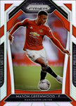 2020-21 Mason Greenwood Panini Prizm Premier League HOLO SILVER #15 Manchester United