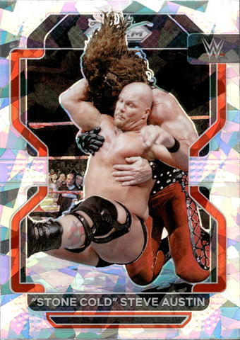 2022 Stone Cold Steve Austin Panini Prizm WWE CRACKED ICE #192 WWE Legend