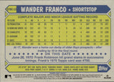 2022 Wander Franco Topps Chrome 1987 DESIGN ROOKIE RC #87BC-13 Tampa Bay Rays