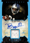 2022 Tim Brown Leaf In The Game Used ROYAL BLUE AUTO JERSEY 2/5 RELIC AUTOGRAPH #GUA-TB1 Oakland Raiders