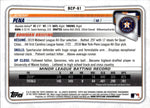 2020 Jeremy Pena Bowman Chrome PROSPECTS 1ST BOWMAN #BCP-61 Houston Astros 3