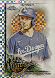 2022 Trea Turner Topps Allen & Ginter Chrome SP CASE HIT XFRACTOR #115 Los Angeles Dodgers