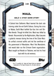 2022 Maul Topps Star Wars Finest SP REFRACTOR #108 Solo: A Star Wars Story