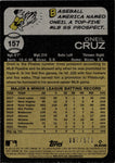 2022 Oneil Cruz Topps Heritage Chrome RED ROOKIE 087/573 RC #157 Pittsburgh Pirates