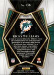 2021 Ricky Williams Panini Select NO HUDDLE DISCO PREMIER LEVEL #136 Miami Dolphins