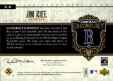 2006 Jim Rice Upper Deck SP Legendary Cuts BASEBALL CHRONOLOGY BAT RELIC #BC-RI Boston Red Sox HOF