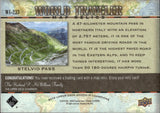 2019 Stelvio Pass Upper Deck Goodwin Champions WORLD TRAVELER MAP RELIC #WT-233 Italy