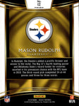 2018 Mason Rudolph Panini Select HOLO SILVER CONCOURSE ROOKIE RC #12 Pittsburgh Steelers