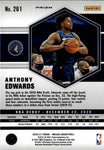 2020-21 Anthony Edwards Panini Mosaic GREEN NBA DEBUT ROOKIE RC #261 Minnesota Timberwolves