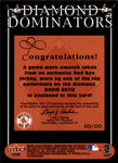 2005 David Ortiz Fleer Platinum DIAMOND DOMINATORS JERSEY RELIC #DD/DO Boston Red Sox HOF