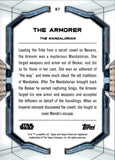 2022 The Armorer Topps Star Wars Finest BLUE REFRACTOR 075/150 #87 The Mandalorian