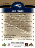 2005 Russ Francis Upper Deck NFL Legends LEGENDARY SIGNATURES AUTO AUTOGRAPH #LS-RS New England Patriots