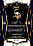 2020 Randy Moss Panini Select PREMIER LEVEL LIGHT BLUE PRIZM 03/99 #112 Minnesota Vikings HOF