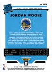 2019-20 Jordan Poole Donruss Optic RATED ROOKIE RC #169 Golden State Warriors 6