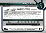 2022 Noelvi Marte Bowman Chrome PROSPECTS BLACK & WHITE MINI-DIAMOND REFRACTOR #BCP-186 Seattle Mariners