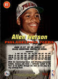 1996-97 Allen Iverson Topps Stadium Club ROOKIES SERIES ROOKIE RC #R1 Philadelphia 76ers HOF 2