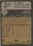 2022 Oneil Cruz Topps Heritage SP IMAGE VARIATION ROOKIE RC #157 Pittsburgh Pirates 2