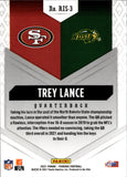 2021 Trey Lance Panini Phoenix HOLO SILVER ROOKIE RISING RC #RIS-3 San Francisco 49ers